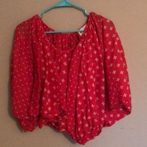 Anthropologie Balloon Top